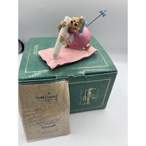 WDCC WALT DISNEY CINDERELLA Chalk Mouse No Time for Dilly Dally Figurine Box COA